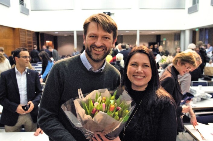 Heidi Nordby Lunde og Eirik Lae Solberg ble i dag enstemmig valgt som leder og<br /> nestleder av Oslo Høyre for de neste to årene. Heidi Nordby Lunde og Eirik Lae Solberg ble i dag enstemmig valgt som leder og<br /> nestleder av Oslo Høyre for de neste to årene.