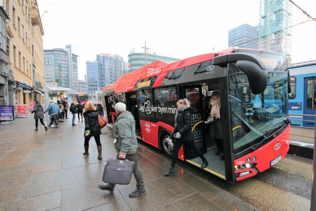 Alle busser går som normalt mandag etter at storstreik ble avverget på overtid. Foto: Øystein Dahl Johansen / Ruter