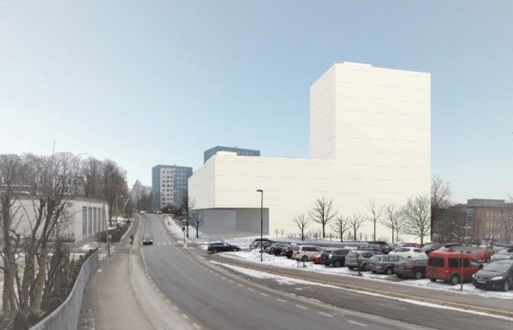 Blokka i Blindernveien 6 skal inneholde boliger til rundt 320 studenter, og en barnehage. Illustrasjon: Dyrvik arkitekter/Rodeo arkitekter Blokka i Blindernveien 6 skal inneholde boliger til rundt 320 studenter, og en barnehage. Illustrasjon: Dyrvik arkitekter/Rodeo arkitekter