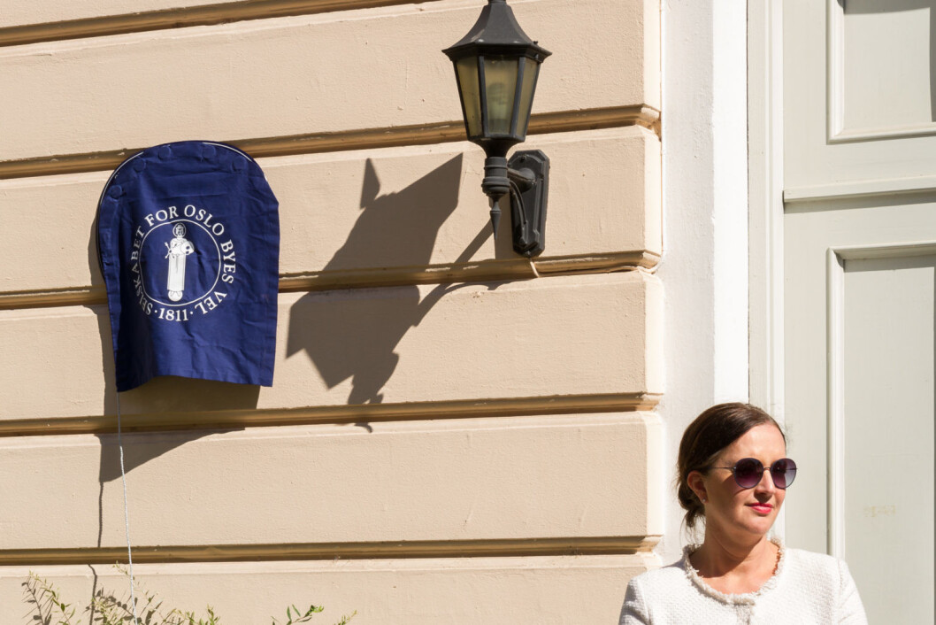 I mars vil Oslo Byes Vel avduke flere blå skilt med kvinnenavn. Hvilke navn, ønsker de ikke å gå ut med enda. Foto: Kristijan Velkovskij I mars vil Oslo Byes Vel avduke flere blå skilt med kvinnenavn. Hvilke navn, ønsker de ikke å gå ut med enda. Foto: Kristijan Velkovskij