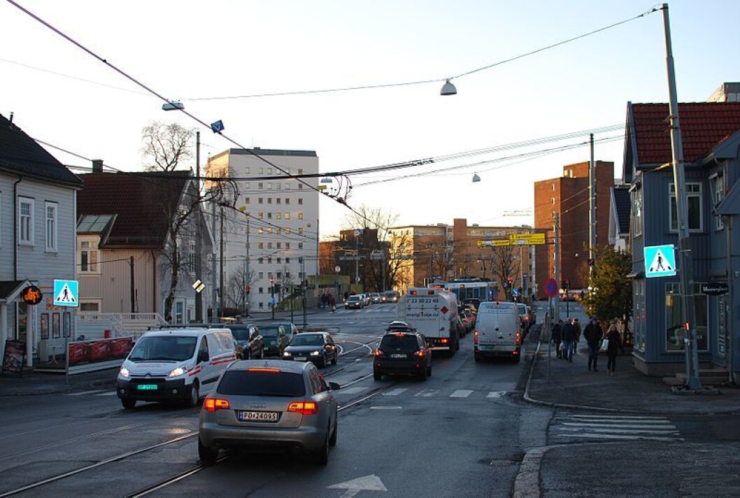 Artikkelforfatteren mener Grefsenveien må tilrettelegges for syklister. Foto: Helge Høifødt / Wikimedia Commons Artikkelforfatteren mener Grefsenveien må tilrettelegges for syklister. Foto: Helge Høifødt / Wikimedia Commons