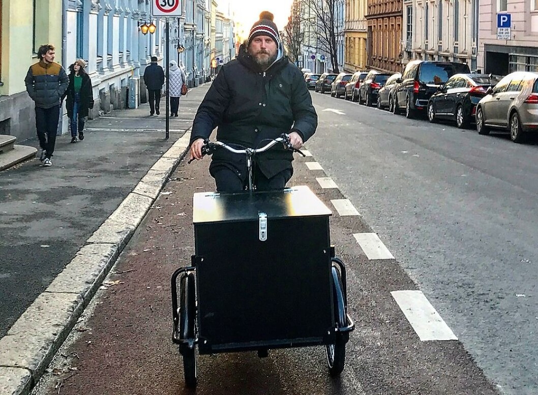 Geir Rognlien Elgvin takket beslutningstakere for sykkelsatsingen i Oslo. Da ble han latterliggjort fra hele landet. Foto: Privat Geir Rognlien Elgvin takket beslutningstakere for sykkelsatsingen i Oslo. Da ble han latterliggjort fra hele landet. Foto: Privat
