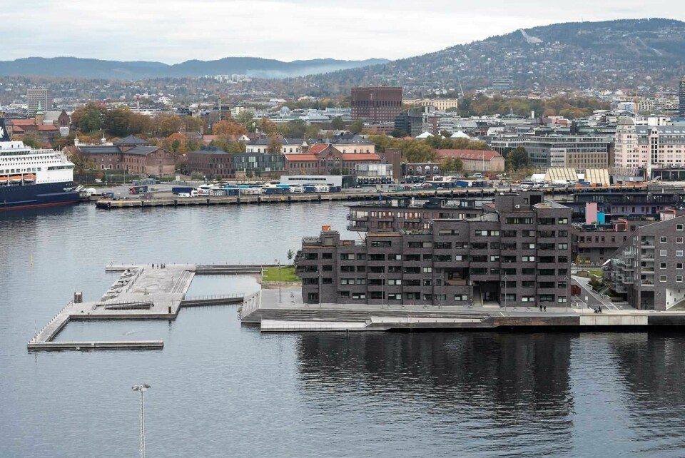 Det er her på østsiden av Sørenga den nye småbåthavna vil bli bygget. Foto: Annar Bjørgli
