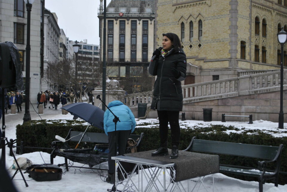Sahar Hassani leder Agenda X, Antirasistisk Senters ungdomsavdeling. Foto: Carima Heinesen