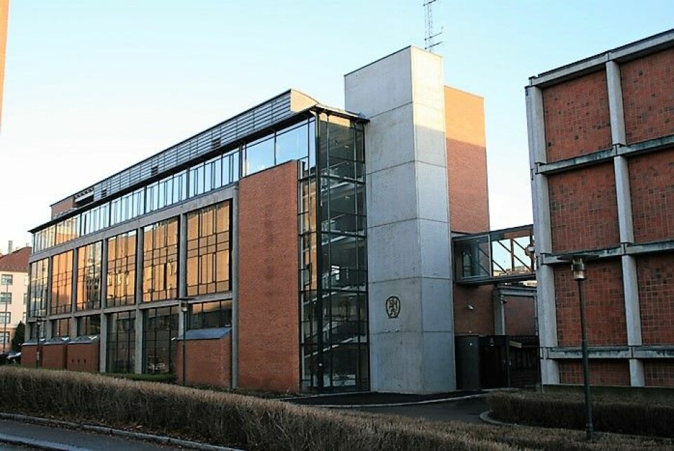 Dagens politihøyskole på Majorstua er i ferd med å bli for liten. . Foto: Wikimedia Commons