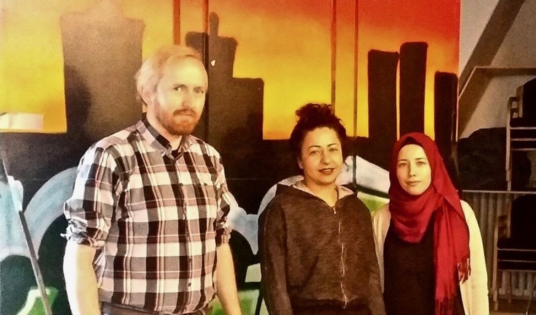 Fra venstre: Rune Berglund Steen, Nina Bahar og Rokaya Hossainali. Foto: Irina Tanase Fra venstre: Rune Berglund Steen, Nina Bahar og Rokaya Hossainali. Foto: Irina Tanase