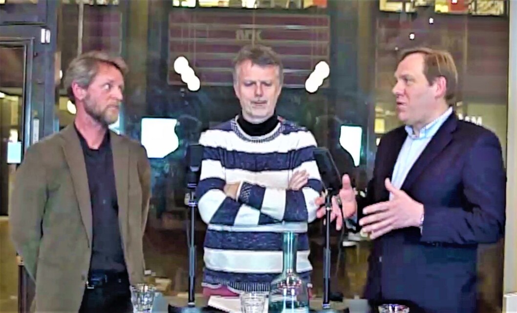 Denne episodens Byrpat-panel består av Ola Skar, prosjektleder i Ruter og Jon Anders Henriksen, Næringspolitisk direktør i Oslo Handelsstands Forening. I midten bydoktor Erling Fossen. Denne episodens Byrpat-panel består av Ola Skar, prosjektleder i Ruter og Jon Anders Henriksen, Næringspolitisk direktør i Oslo Handelsstands Forening. I midten bydoktor Erling Fossen.