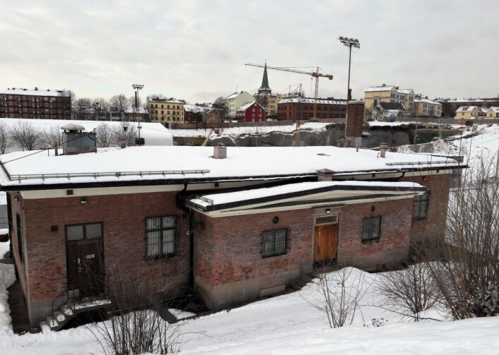 Klubbhuset og garderobene på Jordal. Foto: Anders Høilund Klubbhuset og garderobene på Jordal. Foto: Anders Høilund