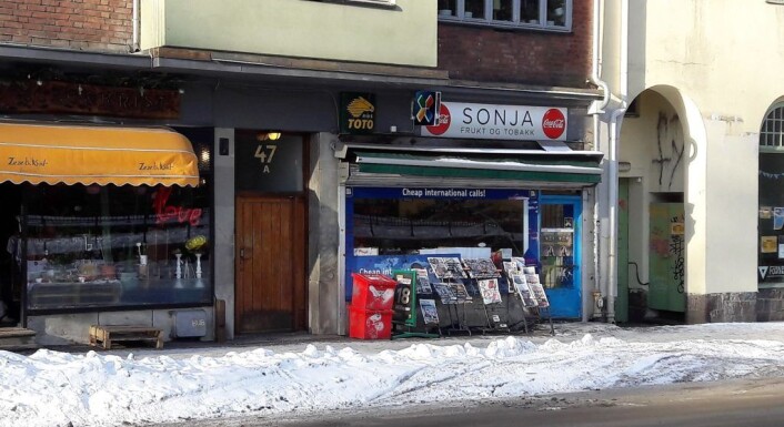 Jallasprite fins foreløpig å kjøpe bare på Sonja frukt og tobakk i Grønlandsleiret. Foto: Anders Høilund Jallasprite fins foreløpig å kjøpe bare på Sonja frukt og tobakk i Grønlandsleiret. Foto: Anders Høilund