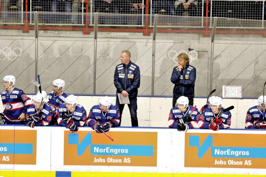 Roy Johansen, Espen Shampo Knutssen og VIF hockey går inn i et spennende sluttspill fra og med i morgen. Foto: Atle Enersen Roy Johansen, Espen Shampo Knutssen og VIF hockey går inn i et spennende sluttspill fra og med i morgen. Foto: Atle Enersen