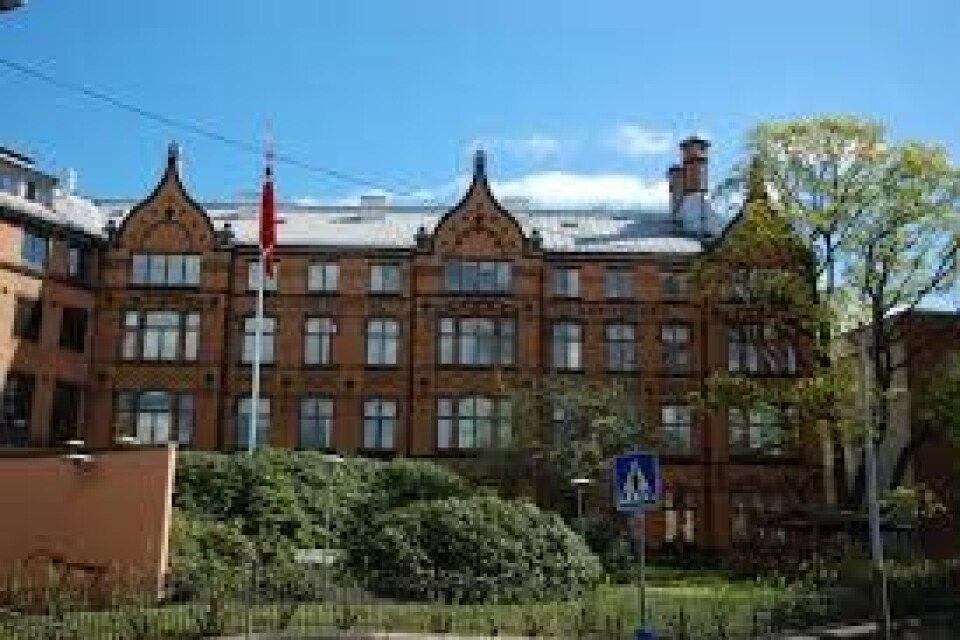 Hos Vor Frues Hospital på Hammersborg var de første sykehuset i Norge som ansatte kvinnelige leger. Sykehuset eies nå av Lovisenberg Diakonale sykehus. Foto: Wikimedia