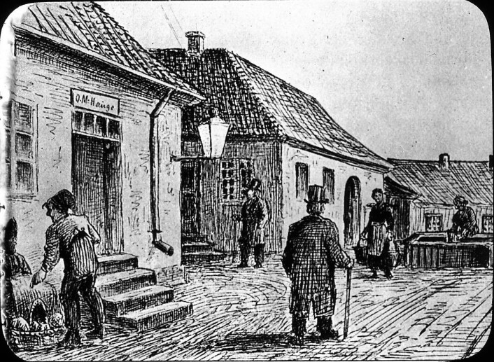 Avfotografert tegning, Kristiania i det 19de århundre, krysset Grensen/Akersgt 1840. Foto: <span class="m_-4435136268419612549m_-4518184334982257016gmail-_r3"><span class="m_-4435136268419612549m_-4518184334982257016gmail-irc_ho" dir="ltr">DigitaltMuseum</span></span> Avfotografert tegning, Kristiania i det 19de århundre, krysset Grensen/Akersgt 1840. Foto: <span class="m_-4435136268419612549m_-4518184334982257016gmail-_r3"><span class="m_-4435136268419612549m_-4518184334982257016gmail-irc_ho" dir="ltr">DigitaltMuseum</span></span>