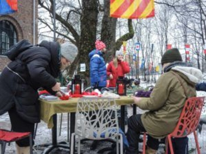 Foto: Lilleborg torg Foto: Lilleborg torg