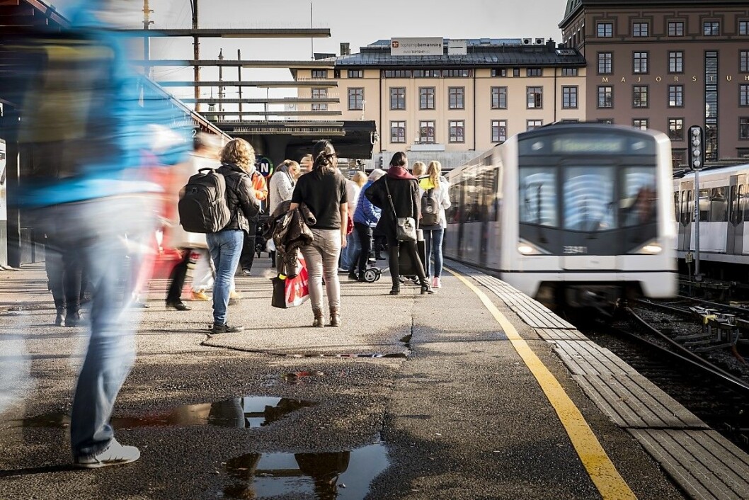 Flest reiser med buss, men t-banen vokser mest i kollektivreiser. Foto: Birgitte Haneide/Ruter