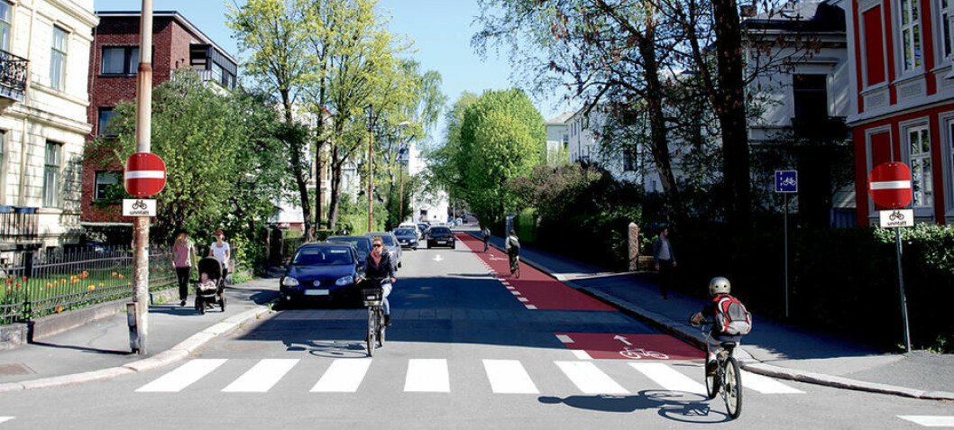 Fylkesmannen i Oslo og Akershus slår fast at vdtaket om sykkelruter gjennom bydel frogner er lovlig fattet. Foto: Oslo kommune