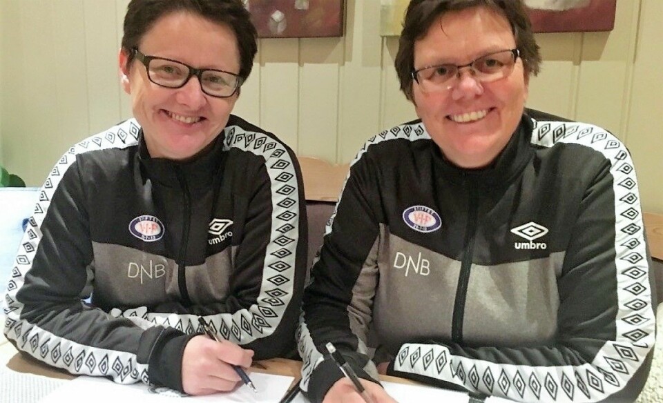 Sportssjef Eli Landsem og hovedtrener Minica Knudsen skal lede Vålerengas damelag til suksess denne sesongen. Foto: Vålerenga Fotball