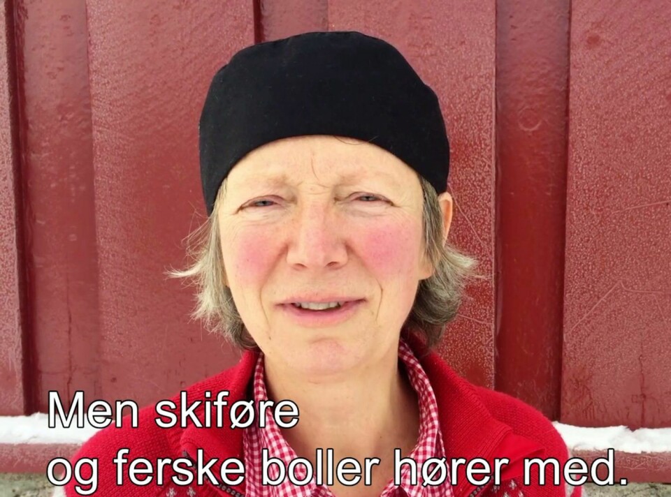 Ullevålseters bollesjef Birgitte Jensen forteller om travle tider i marka og boller i hopetall.