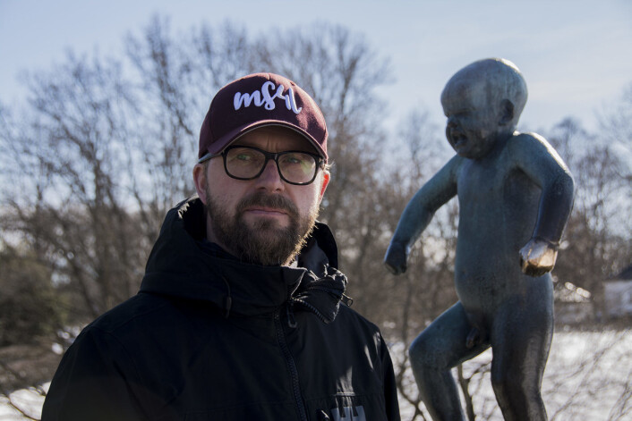 Sinnataggen er et symbol for Oslo og Norge, slik Mona Lisa er det for Paris og Frankrike, mener museumsleder Strømodden. Foto: Morten Lauveng Jørgensen Sinnataggen er et symbol for Oslo og Norge, slik Mona Lisa er det for Paris og Frankrike, mener museumsleder Strømodden. Foto: Morten Lauveng Jørgensen