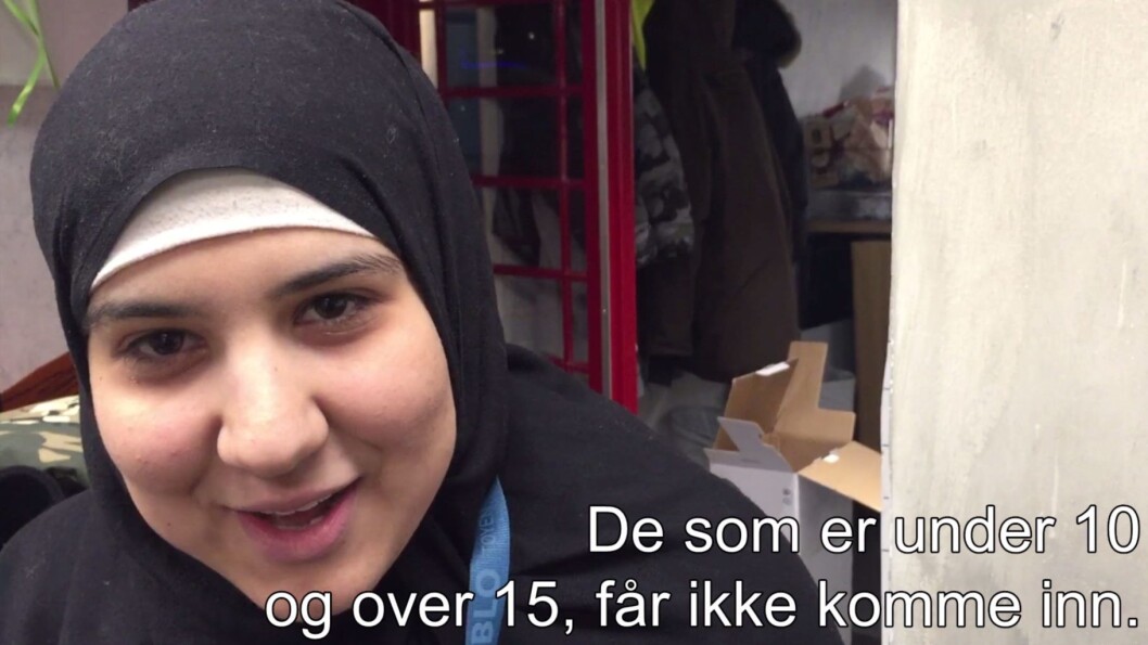 Sara Barzinje, biblionaut på Biblo Tøyen. Sara Barzinje, biblionaut på Biblo Tøyen.