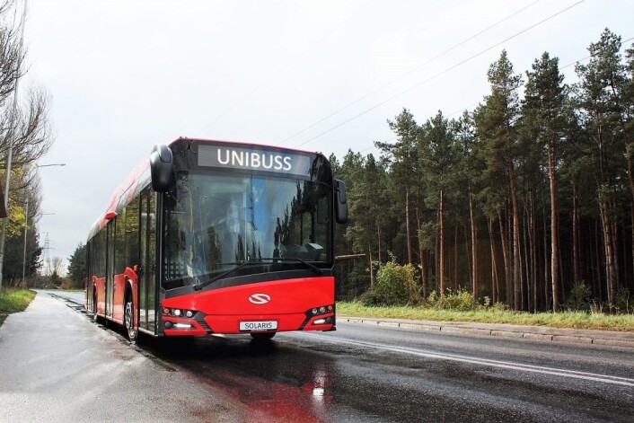 Unibuss er det folk før i tiden kalte sporveisbussene. Nå er Unibuss et datterselskap av Sporveien. Foto: Unibuss Unibuss er det folk før i tiden kalte sporveisbussene. Nå er Unibuss et datterselskap av Sporveien. Foto: Unibuss