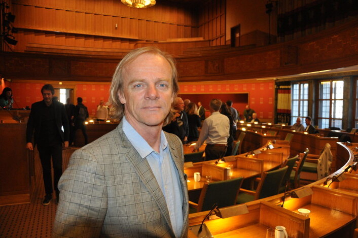 Administrerende direktør i Møller Eiendom, Ola T. Gjørtz deltok på bystyrets seminar om Hovinbyen. Foto: Arnsten Linstad Administrerende direktør i Møller Eiendom, Ola T. Gjørtz deltok på bystyrets seminar om Hovinbyen. Foto: Arnsten Linstad