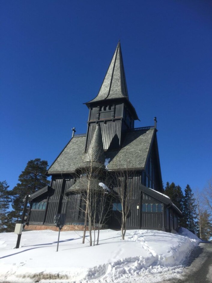 Det er som et eventyrslott, Holmenkollen Kapell. Foto: Kjersti Opstad Det er som et eventyrslott, Holmenkollen Kapell. Foto: Kjersti Opstad