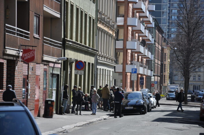 � Flere heroinbrukere har flyttet seg fra Brugata og bort til Urtegata, sier Arild Knutsen i Foreningen for human narkotikapolitikk. Foto: Arnsten Linstad � Flere heroinbrukere har flyttet seg fra Brugata og bort til Urtegata, sier Arild Knutsen i Foreningen for human narkotikapolitikk. Foto: Arnsten Linstad