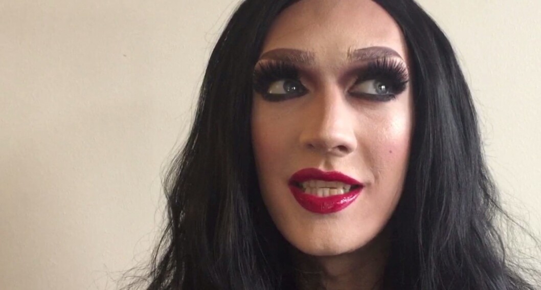Andrea Brenno, drag queen i Oslo. Andrea Brenno, drag queen i Oslo.