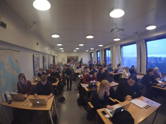 Studenter ved Universitetet i Oslo. Foto: CsanadyES / Wikimedia Commons Studenter ved Universitetet i Oslo. Foto: CsanadyES / Wikimedia Commons