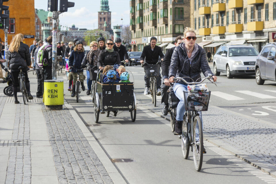 Oslos miljøpolitikere studerte sykling og grønn varetransport i København. Så fløy de hjem. Uten å kjøpe klimakvoter. Foto: Flickr