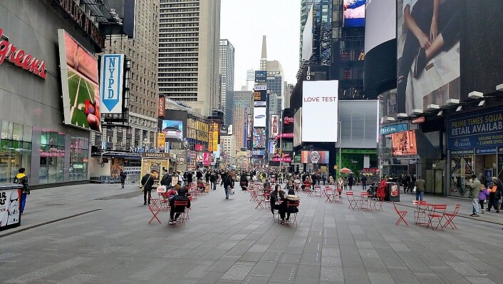Legendariske Times Square i New York City. Foto: Pixabay Legendariske Times Square i New York City. Foto: Pixabay