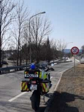 Finnmarkingen ble tatt i en trafikkontroll for kjøring uten sikkerhetsbelte. Men ble frikjent for å ha kalt politimannen for en "hestkuk". Foto: Politiet Finnmarkingen ble tatt i en trafikkontroll for kjøring uten sikkerhetsbelte. Men ble frikjent for å ha kalt politimannen for en "hestkuk". Foto: Politiet
