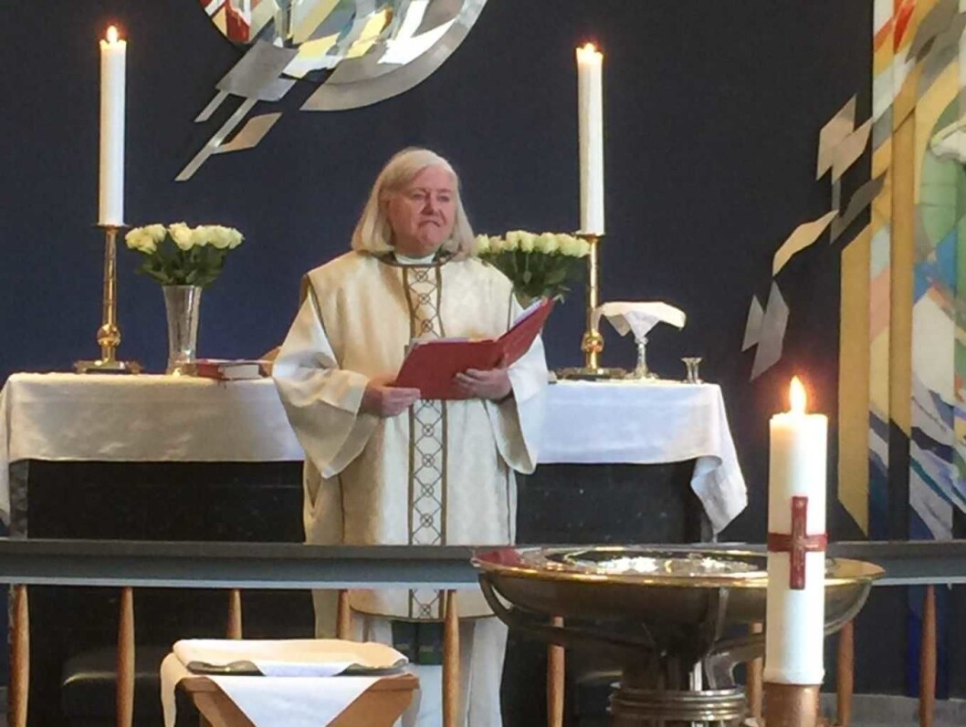 Sogneprest Rut Ugland snakket om kjærlighet denne søndagen. Foto: Kjersti Opstad Sogneprest Rut Ugland snakket om kjærlighet denne søndagen. Foto: Kjersti Opstad