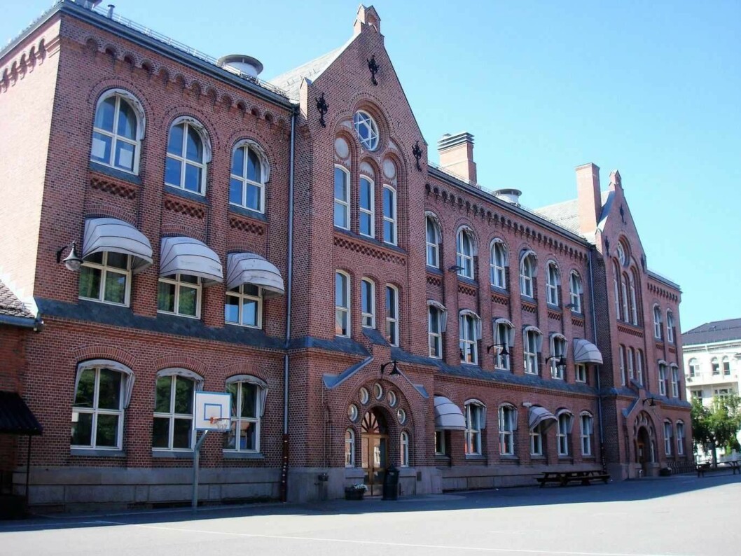 Bolteløkka skole er en av skolene i Oslo med minst utearealer. Foto: Ole Anders Flatmo / Wikimedia Commons