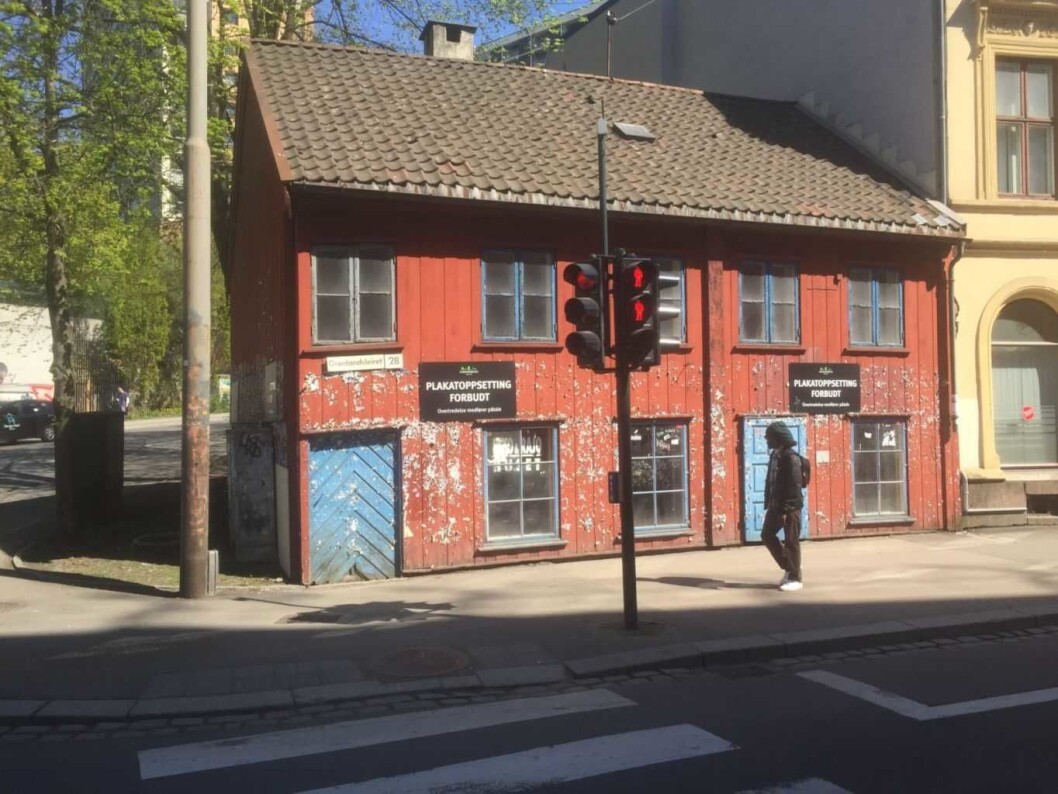 Slik ser det historiske huset i Grønlandsleiret ut etter mange års forfall. Fremdeles et trivelig lite hus. Foto: Vegard Velle Slik ser det historiske huset i Grønlandsleiret ut etter mange års forfall. Fremdeles et trivelig lite hus. Foto: Vegard Velle