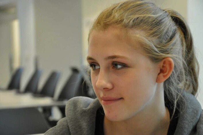 � Det er min generasjon som skal forvalte demokratiet, sier 20 år gamle Linnea Svinndal. Foto: Arnsten Linstad
