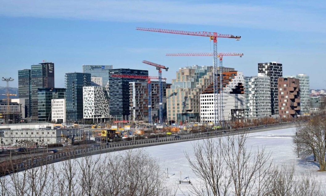Barcode og operaen er blitt det nye ansiktet på Oslo. Her sett fra Sørenga. Foto: Helge Høifødt / Wikimedia Commons Barcode og operaen er blitt det nye ansiktet på Oslo. Her sett fra Sørenga. Foto: Helge Høifødt / Wikimedia Commons