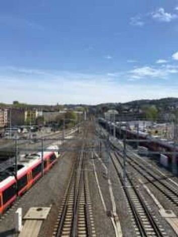 � Ingen godstog kjører over 60 km/t gjennom Gamlebyen, forsikrer Bane Nor. Foto: Stian Maurveg � Ingen godstog kjører over 60 km/t gjennom Gamlebyen, forsikrer Bane Nor. Foto: Stian Maurveg