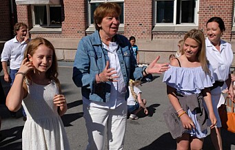 Elever ved Bolteløkka skole: — Kjære politikere, vi vil ha større skolegård. Ikke flere naboer