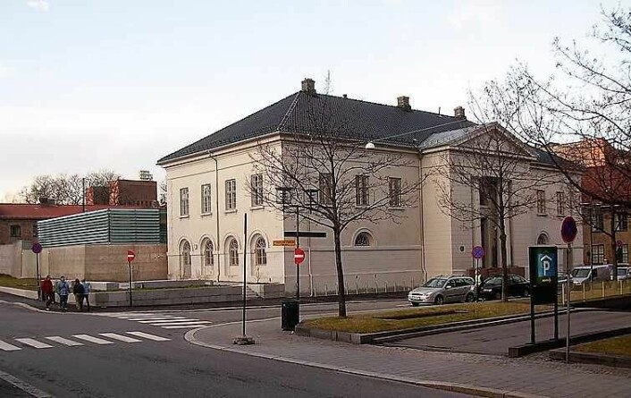 Norsk Arkitekturmuseum, Nasjonalmuseet, på Bankplassen 3, er nå fredet. Foto: Helge Høifødt / Wikipedia
