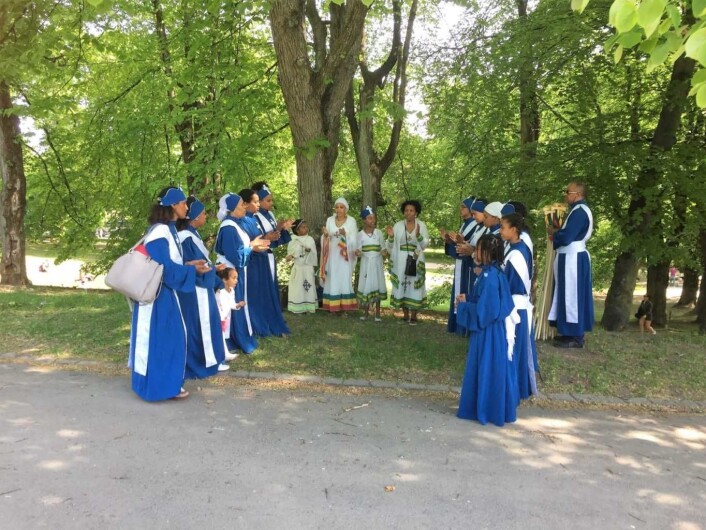 Den etiopiske kirken i Oslo. Foto: Kjersti Opstad Den etiopiske kirken i Oslo. Foto: Kjersti Opstad