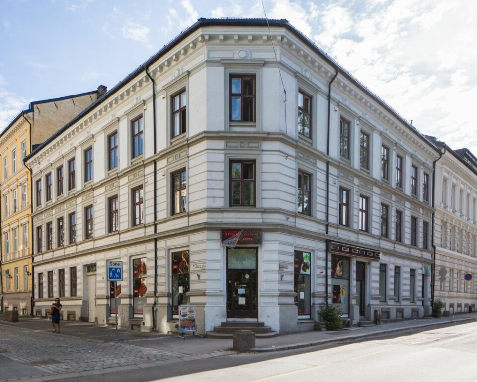 Her, i Åkerbergveien 24, ligger den ferske restauranten Sham. Foto: Stig Helmer