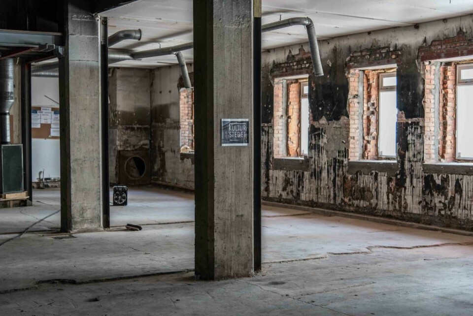 Høsten 2019 skal dette lokalet stå ferdig til å bli invadert av kunstnere. Foto: Manon van Goethem