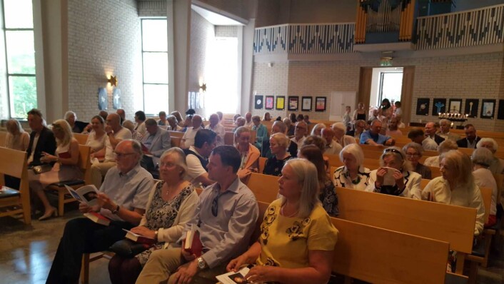 Nesten like fullt som på julaften. Foto: Hans M. Borge Nesten like fullt som på julaften. Foto: Hans M. Borge