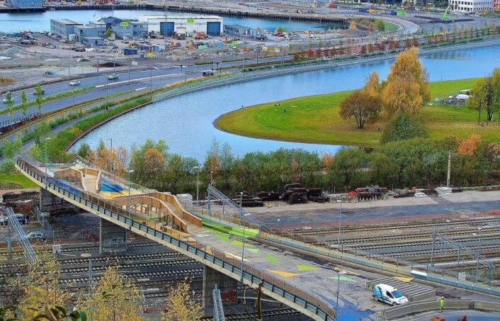 Bydelsutvalget i Gamle Oslo ønsker at det bygges en trapp fra Sørenga bru ned til Middelalderparken. Foto: Jon Arne Foss / flickr.com Bydelsutvalget i Gamle Oslo ønsker at det bygges en trapp fra Sørenga bru ned til Middelalderparken. Foto: Jon Arne Foss / flickr.com