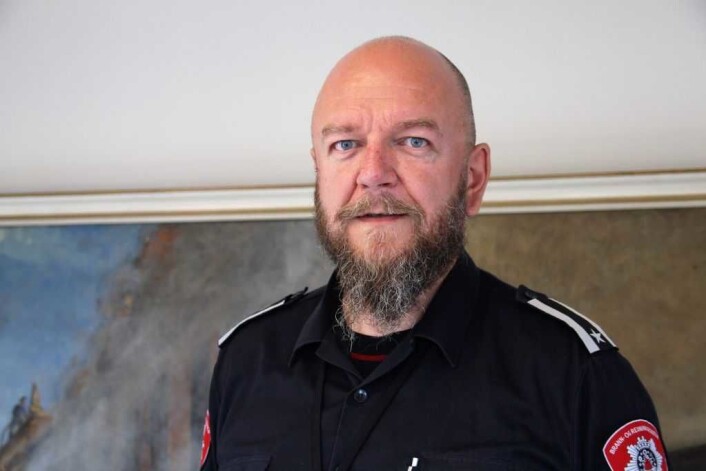 Asle Christensen er en av de som jobber med brannforebygging i eldre bygårder. Foto: Camilla Hjelmeseth Asle Christensen er en av de som jobber med brannforebygging i eldre bygårder. Foto: Camilla Hjelmeseth