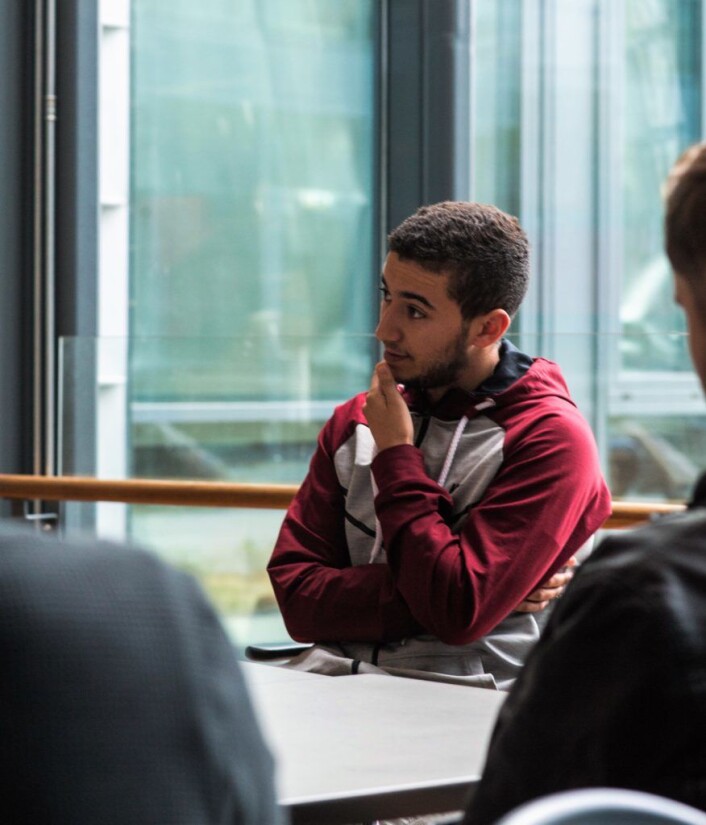 �Minoriteens er en serie om ungdom og det som er viktig for ungdom, sier Ilyas Bertal. Foto: Stig Jensen �Minoriteens er en serie om ungdom og det som er viktig for ungdom, sier Ilyas Bertal. Foto: Stig Jensen