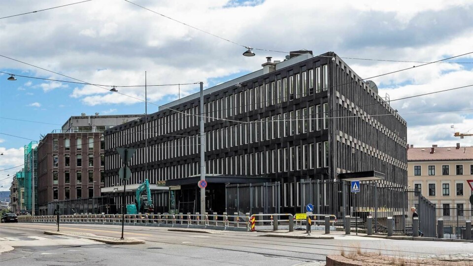 Den amerikanske ambassaden i Henrik Ibsens gate 48 ble flyttet i mai 2017. Foto: Lene Buskoven