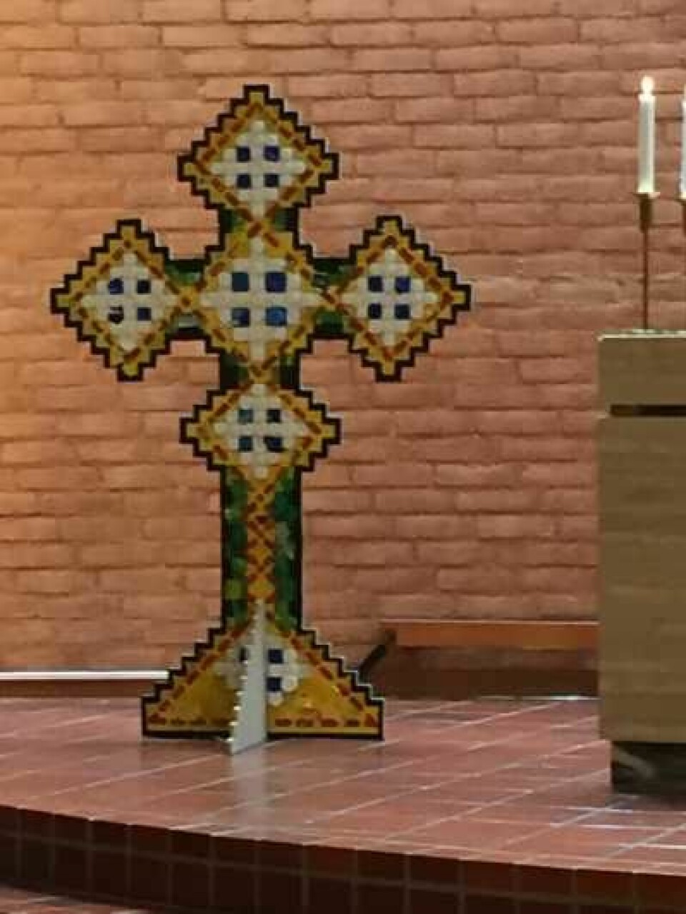 Iota-korset er hentet fra den koptiske kirken i Egypt. Foto: Kjersti Opstad
