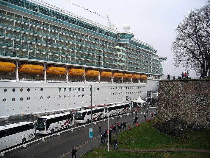 Mens antallet turister til Oslo viser en god økning, har antallet cruisepassasjerer gått ned siden gullårene 2011 og 2012. Foto: Bernt Rostad / flickr.com Mens antallet turister til Oslo viser en god økning, har antallet cruisepassasjerer gått ned siden gullårene 2011 og 2012. Foto: Bernt Rostad / flickr.com